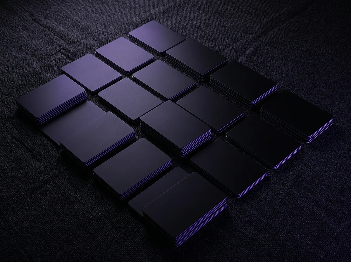 Hardware wallets stacked in rows, ready for a bulk order